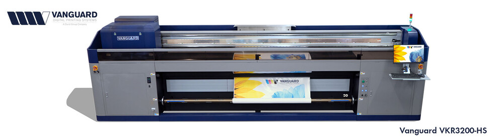 Vanguard, storformatsskrivare, rulle-till-rulle, printer, Marabu