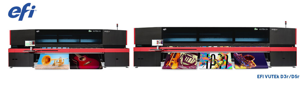 [Translate to Sverige:] EFI VUTEk D3r/D5r, storformatsskrivare, rulle till rulle, Marabu