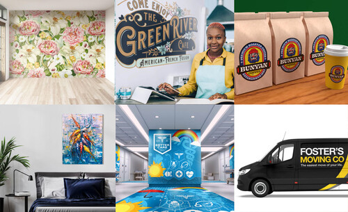 [Translate to Sverige:] TrueVIS AP, storformat, latex, Roland, Marabu